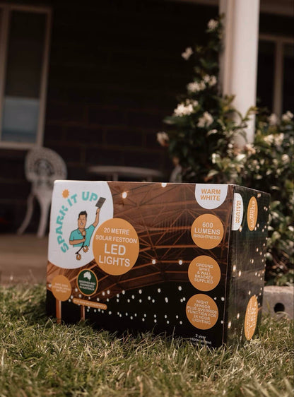 Commercial-Grade Solar Festoon Lights