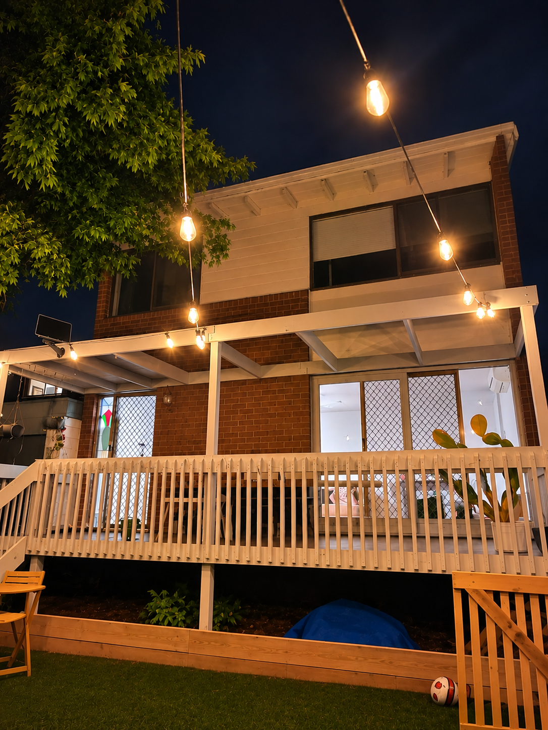 20M Commercial-Grade Solar Festoon Lights + FREE Power Plug