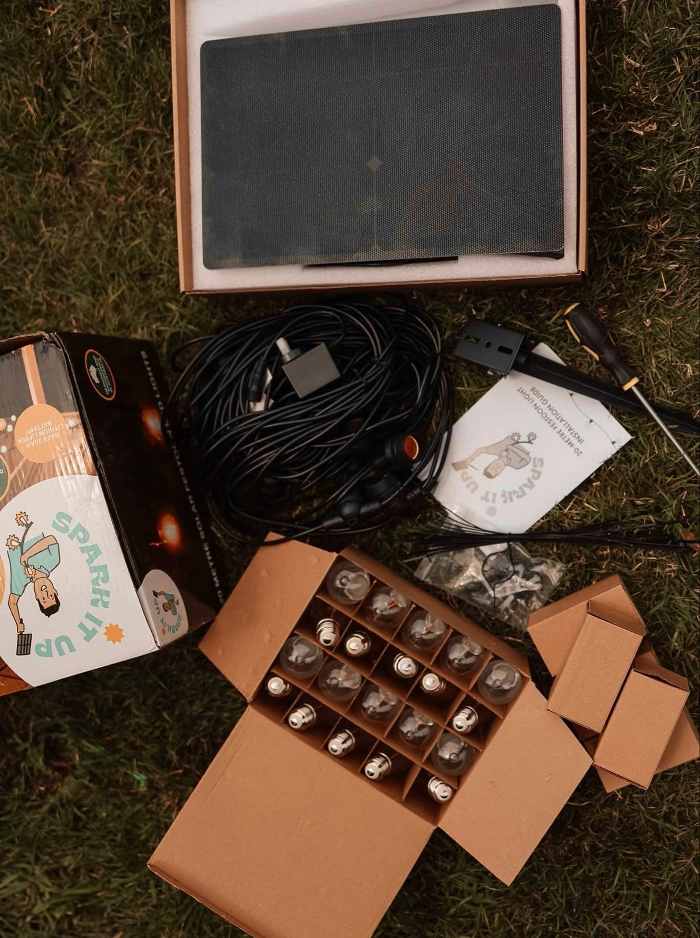 Commercial-Grade Solar Festoon Lights